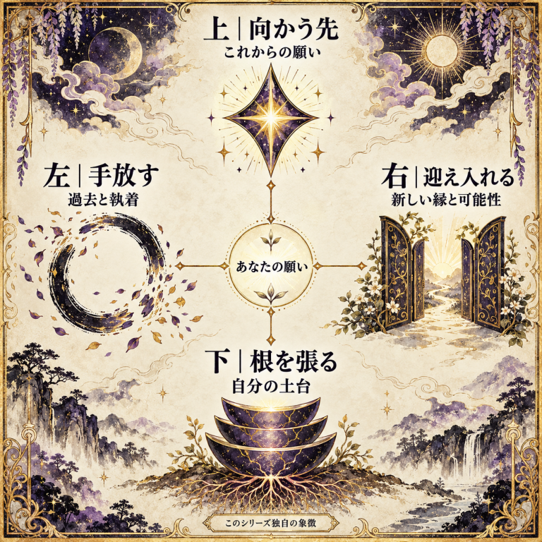 魔法陣の意味と塗り方。五つの祈りに、あなたの色を
